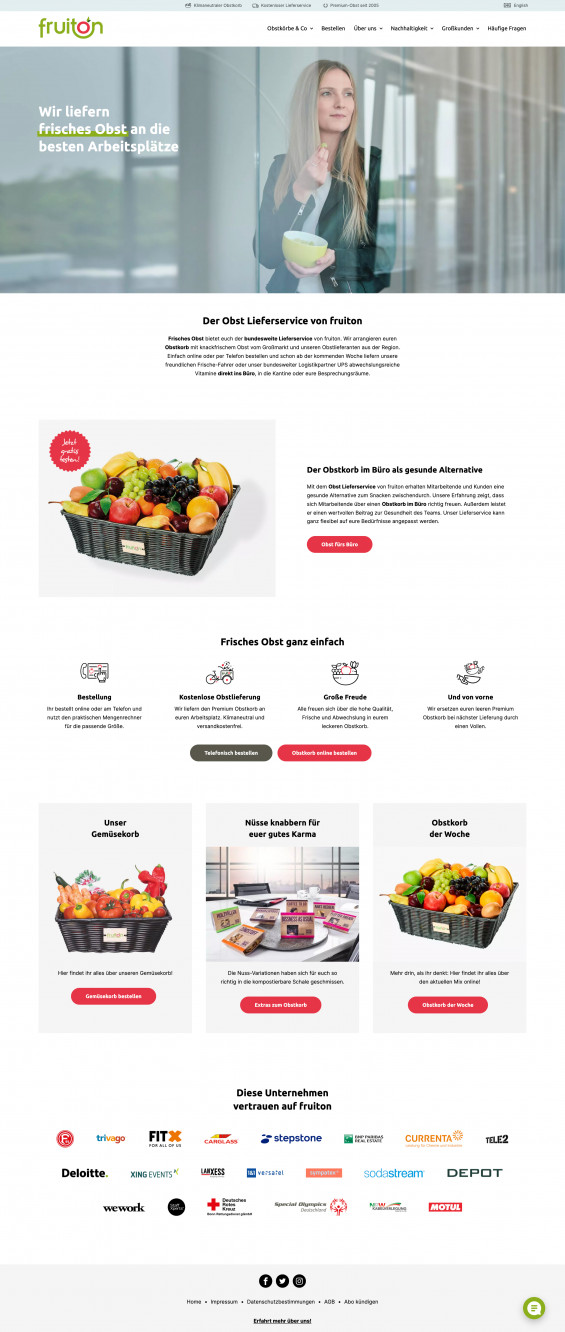 Webdesign - Fruiton GmbH