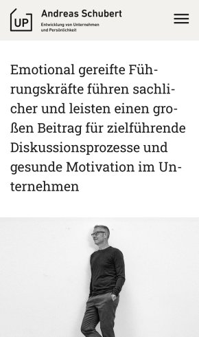 Webdesign Referenz: Andreas Schubert - Mobile Screenshot