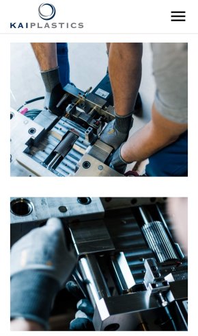 Webdesign Referenz: Kai Plastics - Mobile Screenshot