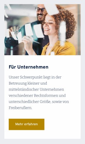 Webdesign Referenz: Zerwer TAXTEAM GmbH - Mobile Screenshot
